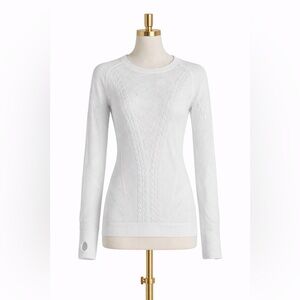 Lululemon Athletica White Long Sleeve Top